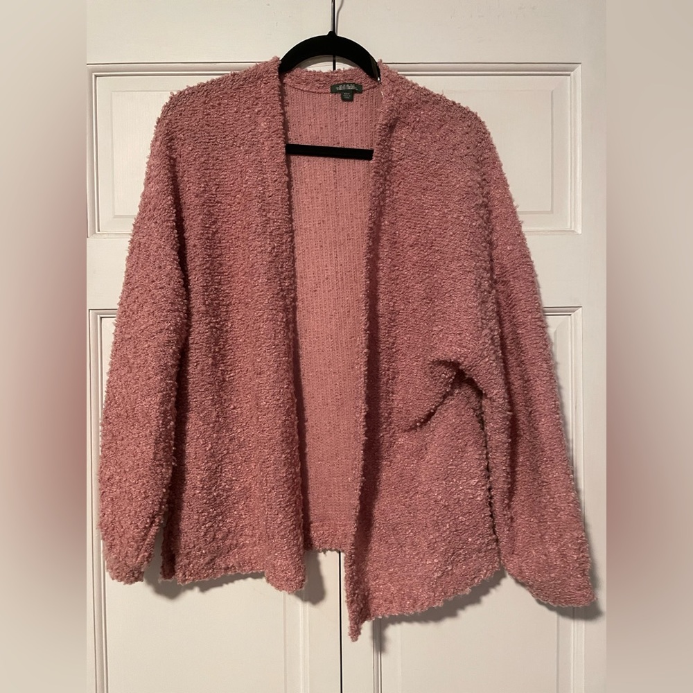 Pink bucle sweater